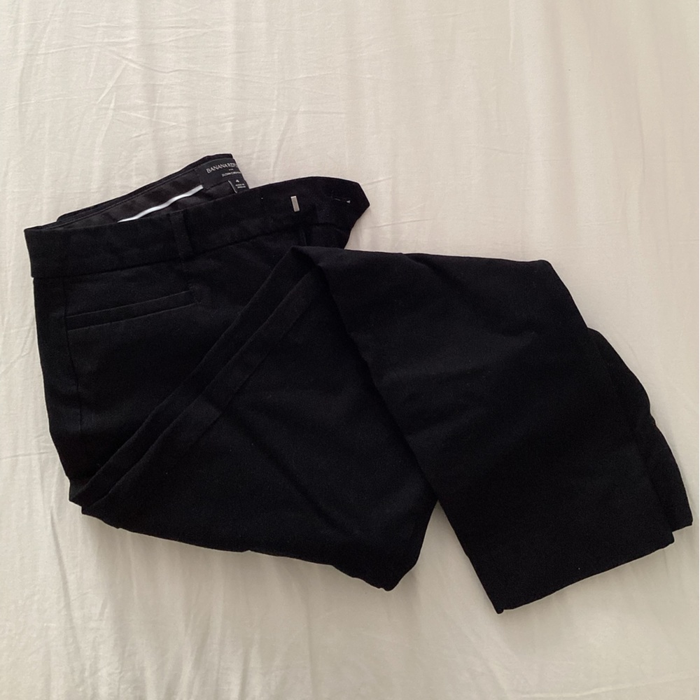 Banana Republic slow curvy fit black pants